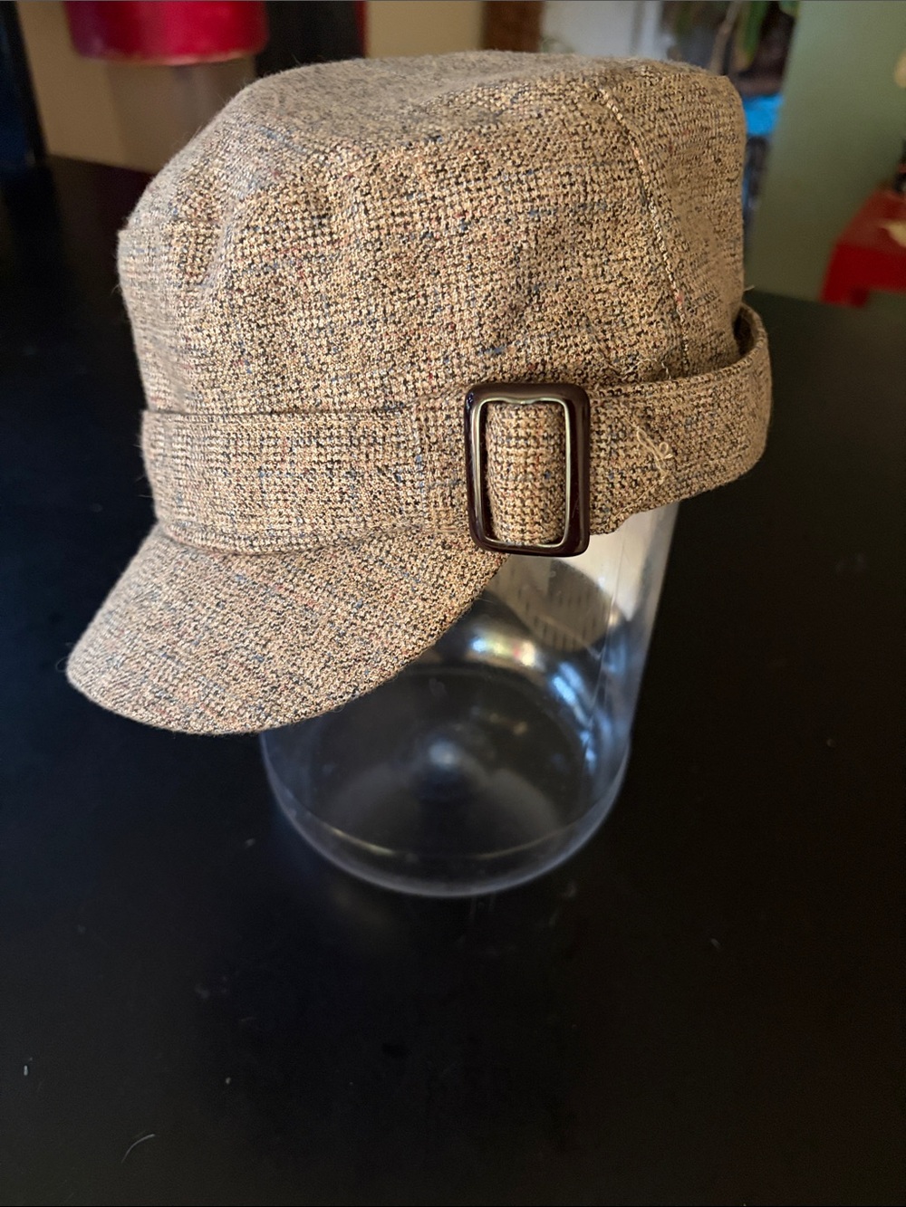 D&Y Tweed Buckle Cadet Cap
